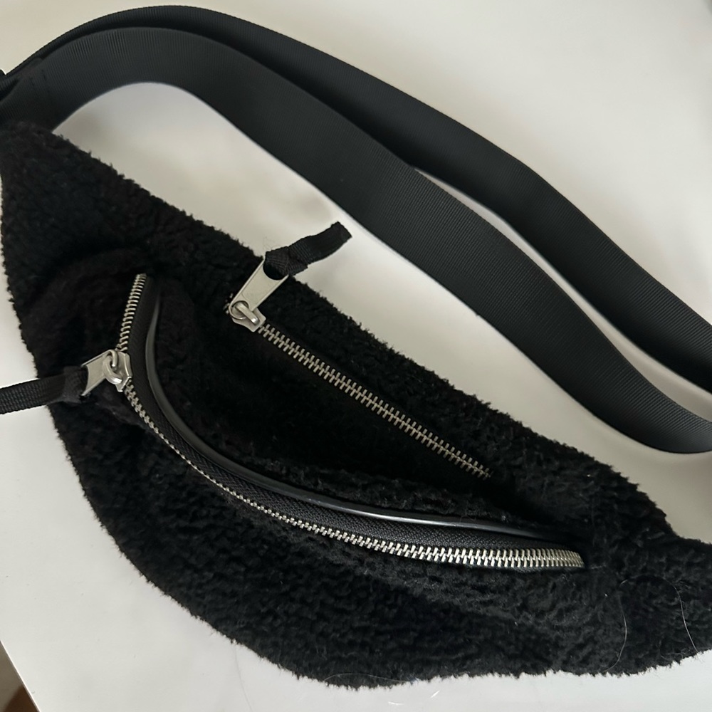 Fuzzy adjustable Fanny pack from Urban Outfitters